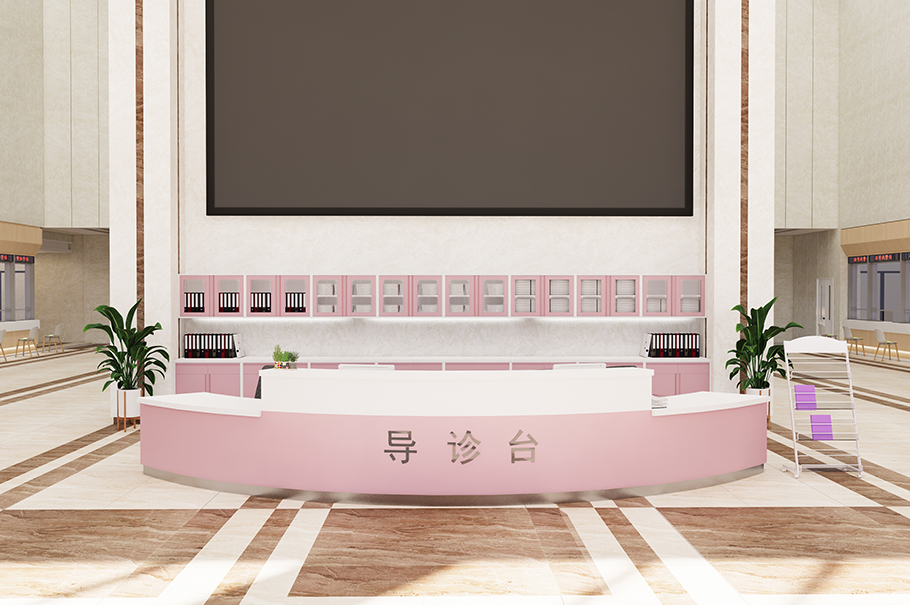 门诊大厅中心护士站